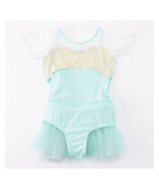 Chacott スカート付レオタード アイスグリーン