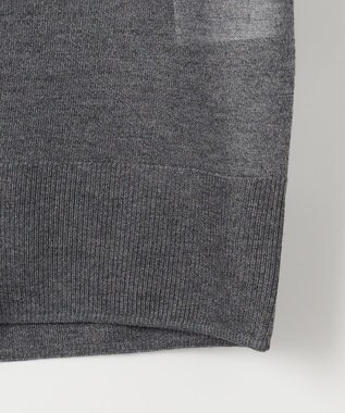 自由区 L 【洗える】ブライトシアー カーディガン チャコール