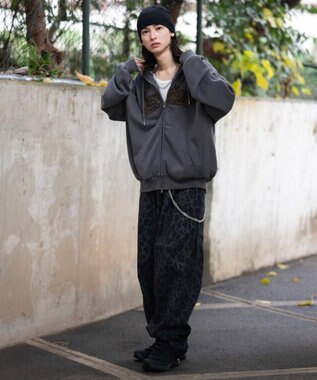 WEGO チェーン付きバルーンパンツ 柄2