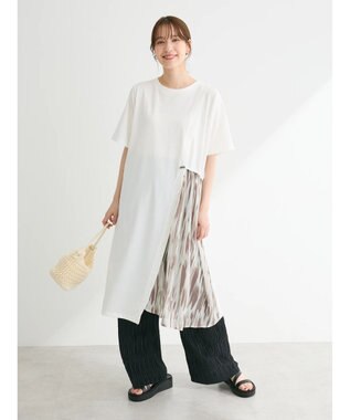 Green Parks ・ＳＵＧＡＲ　ＳＰＯＯＮ＜ＣＯＯＬ＞プリーツカットパンツ Black