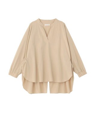 Green Parks スキッパーブラウス Beige
