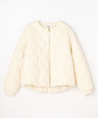 ANY L モールキルトブルゾン エクリュ