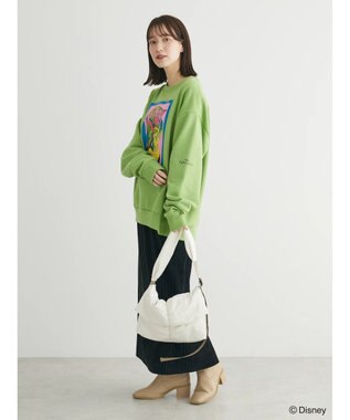 Green Parks ＦＡＮＴＡＳＩＡ／ポスタープリント裏毛プルオーバー Green