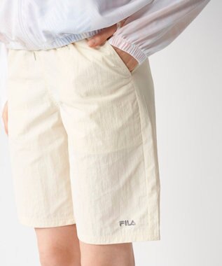 OP／FILA 【FILA/フィラ】ナイロンタスランパンツ オフホワイト
