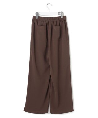 J.PRESS YORK STREET 【WOMEN】イージーワイド パンツ ブラウン系