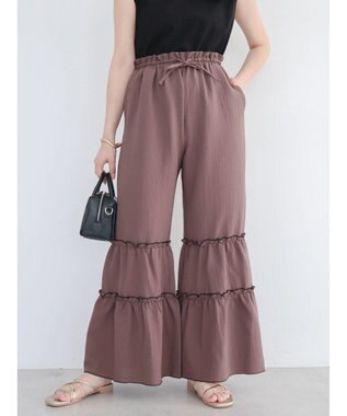 Green Parks ・ＳＵＧＡＲ　ＳＰＯＯＮ　メローティアードパンツ Mocha