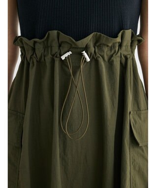 Green Parks ・ＥＬＥＮＣＡＲＥ　ＤＵＥ　リブキリカエワンピ Black