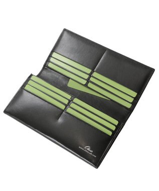 UNBILLION Otias バッファローレザーカブセ長財布 ブラック