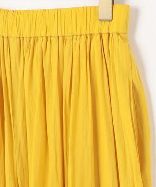 組曲 L 【春の新色追加】ギャザーライトデシン パンツ イエロー系