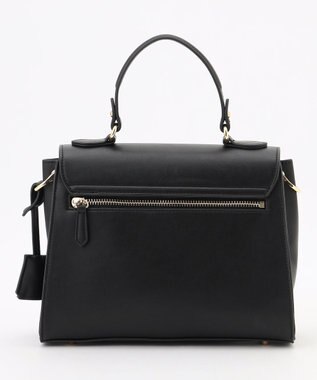 J.PRESS LADIES 【2way】フラップノーブル バッグ ブラック系