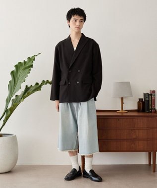 WEGO TRダブルブレストテーラードジャケット ブラック