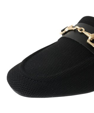 Green Parks ・ｒｉｃｈｂｌｕｅ　ニットローファ－ Black