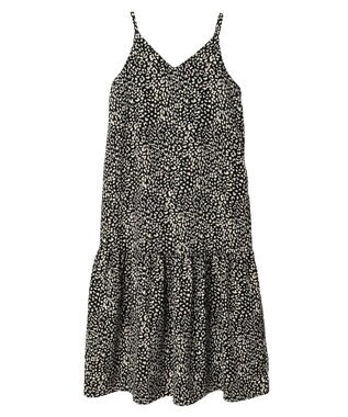 Green Parks ・ＥＬＥＮＣＡＲＥ　ＤＵＥ　レオパードキャミワンピ Black