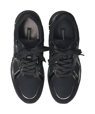 Bridget Birkin 【PARADIS COULEUR】異素材コンビレースアップスニーカー ブラックコンビ