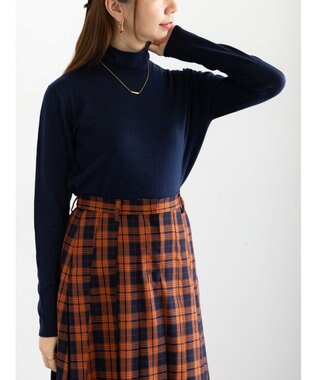 Te chichi ライトタートルニット ネイビー