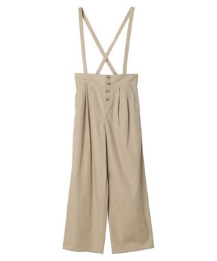 Green Parks サス付きパンツ Beige