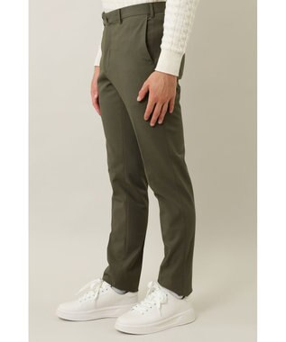 DAKS ストレッチツイルパンツ カーキ