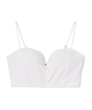 San-ai Resort（三愛水着楽園） 【楽旅ブラ】リブニットチューブブラ【northerly】 ホワイト