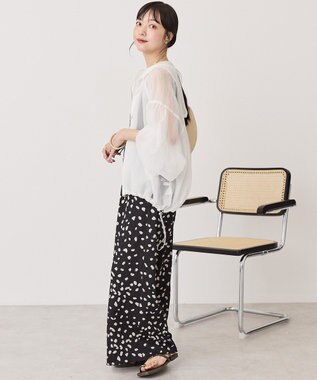 AMERICAN HOLIC アソート柄ジャカードパンツ Black