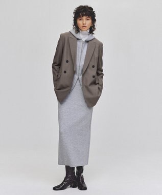 UNFILO L ダブルブレスト ジャケット ハウンドトゥース