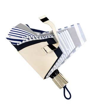 +RING 【UVカット90%以上】【数量限定】UNISEX  折傘 55cm NVY-STP T1233 紺