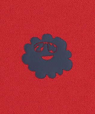 PW CIRCULUS 【WOMEN】【ストレッチ/軽量】バックロゴ 長袖 モックネック シャツ レッド系