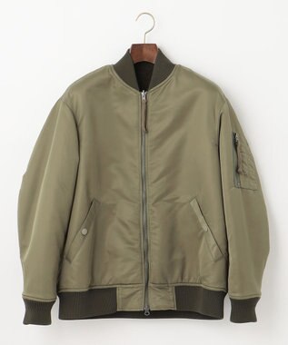 J.PRESS YORK STREET 【UNISEX】リバーシブルMA-1 カーキ系