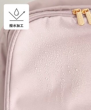 Maison de FLEUR 撥水加工ポケットリュック Grayish Pink