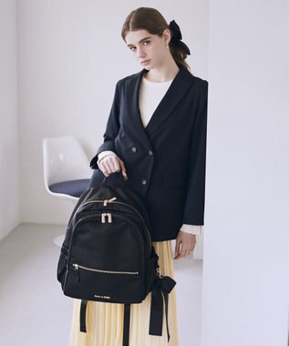 Maison de FLEUR 撥水加工ポケットリュック Black