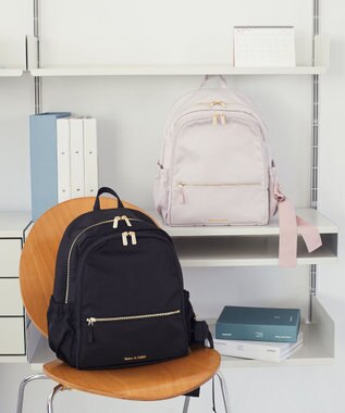 Maison de FLEUR 撥水加工ポケットリュック Black