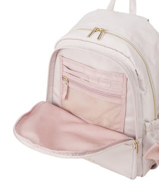 Maison de FLEUR 撥水加工ポケットリュック Grayish Pink