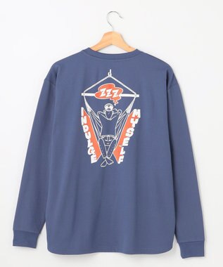 SHARE PARK LADIES 【UNISEX】UVカット アートコラボロングTシャツ〈Hammock〉（S・Mサイズ） アッシュネイビー