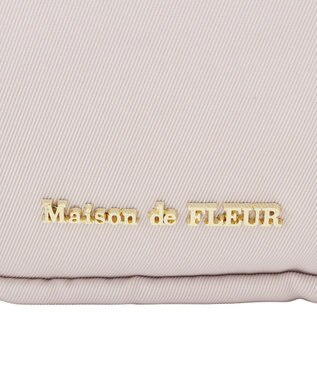 Maison de FLEUR 撥水加工ポケットリュック Grayish Pink