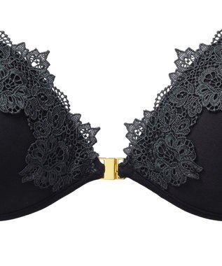 BRADELIS New York 【NuBra / ボリュームアップ】パテッドヌーブラ クローデット 蒸れにくい バックレス コレクション デザインヌーブラ 正規品 ブラック