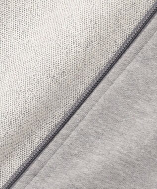 J.PRESS MEN 【WEB・一部店舗限定】バックブル ジップアップパーカー ライトグレー系