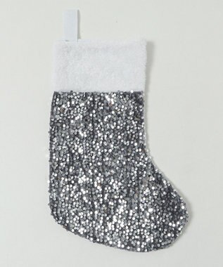 WEGO クリスマスキラキラくつした シルバー