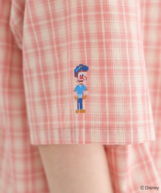 Green Parks シュガーラッシュ　／　チェックショート丈シャツ Red