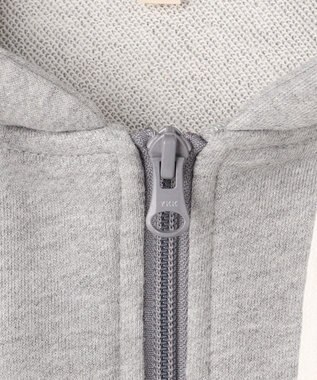 J.PRESS MEN 【WEB・一部店舗限定】バックブル ジップアップパーカー ライトグレー系