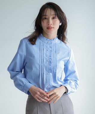  フリルスタンド シャツ