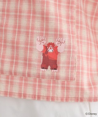 Green Parks シュガーラッシュ　／　チェックショート丈シャツ Red