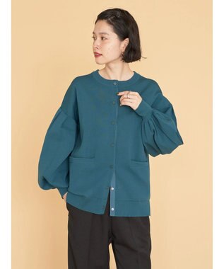 AMERICAN HOLIC エコカルットクルーネックカーディガン Green