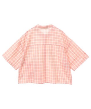 Green Parks シュガーラッシュ　／　チェックショート丈シャツ Red