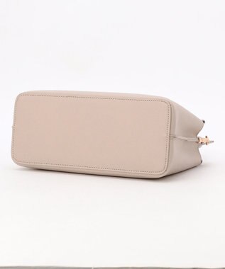 ANY SIS 【2WAY】スクエアミディトート バッグ ライトグレー