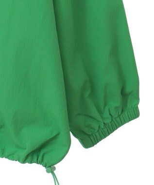 Green Parks ナイロンロゴＶネックプルオーバー Light Khaki