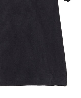 earth music&ecology リブメロープルオーバー Black