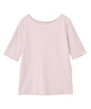 earth music&ecology リブメロープルオーバー Pink