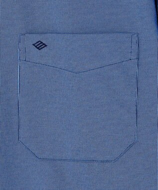 JOSEPH ABBOUD 【キングサイズ・イージーケアなジャージー素材・ストレッチ】コンパクトジャージーシャツ ブルー系