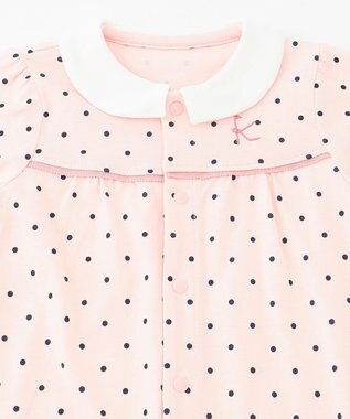 組曲 KIDS 【70cm】Baby Dot ロンパース ピンク系5