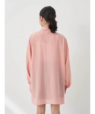 earth music&ecology シアーボーイズライクシャツ Off White