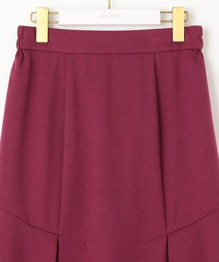 ANY SIS 【洗える】タックマーメイド スカート ローズピンク